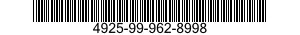4925-99-962-8998  4925999628998 999628998