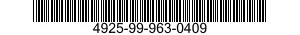 4925-99-963-0409  4925999630409 999630409