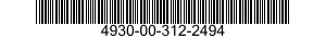 4930-00-312-2494  4930003122494 003122494