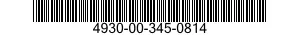 4930-00-345-0814  4930003450814 003450814