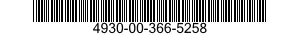 4930-00-366-5258  4930003665258 003665258