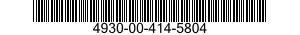 4930-00-414-5804  4930004145804 004145804