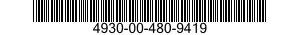 4930-00-480-9419  4930004809419 004809419