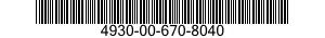 4930-00-670-8040  4930006708040 006708040