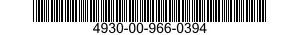 4930-00-966-0394  4930009660394 009660394