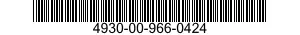 4930-00-966-0424  4930009660424 009660424