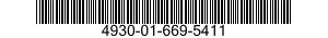 4930-01-669-5411 DAMPENER,FLUID PRESSURE 4930016695411 016695411