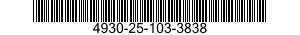 4930-25-103-3838 ADAPTER,GREASE GUN COUPLING 4930251033838 251033838