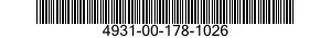 4931-00-178-1026  4931001781026 001781026