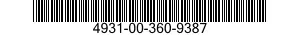 4931-00-360-9387  4931003609387 003609387