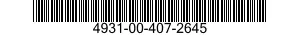 4931-00-407-2645 ADAPTER,TEST 4931004072645 004072645