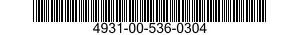 4931-00-536-0304  4931005360304 005360304