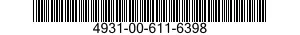 4931-00-611-6398  4931006116398 006116398