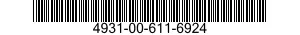 4931-00-611-6924  4931006116924 006116924