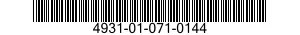 4931-01-071-0144 SHORT,FIXED 4931010710144 010710144