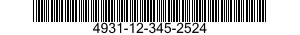4931-12-345-2524 TEST SET,FIRE CONTROL SUBSYSTEM 4931123452524 123452524