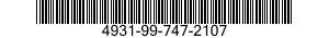 4931-99-747-2107 ADAPTER,TEST 4931997472107 997472107