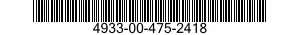 4933-00-475-2418  4933004752418 004752418