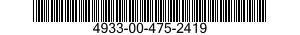 4933-00-475-2419  4933004752419 004752419