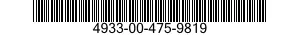 4933-00-475-9819  4933004759819 004759819