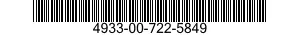 4933-00-722-5849  4933007225849 007225849