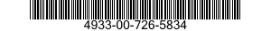 4933-00-726-5834  4933007265834 007265834