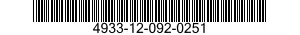 4933-12-092-0251  4933120920251 120920251