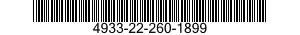 4933-22-260-1899  4933222601899 222601899