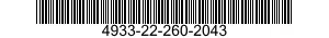 4933-22-260-2043  4933222602043 222602043