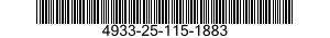 4933-25-115-1883 MONTERINGSVERKTOEY, 4933251151883 251151883