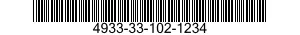 4933-33-102-1234 SIGHT,BORE,BREECH 4933331021234 331021234