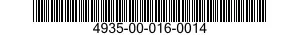4935-00-016-0014  4935000160014 000160014