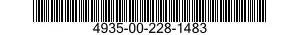 4935-00-228-1483 PLATE,MOUNTING,GUIDED MISSILE 4935002281483 002281483