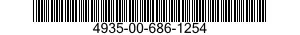 4935-00-686-1254 CAPACITOR,FIXED,PLASTIC DIELECTRIC 4935006861254 006861254