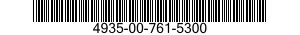 4935-00-761-5300 ADAPTER SUBASSEMBLY,ELECTRICAL TEST SET 4935007615300 007615300