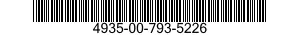 4935-00-793-5226 SOCKET,PLUG-IN ELECTRONIC COMPON 4935007935226 007935226