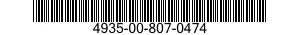 4935-00-807-0474  4935008070474 008070474