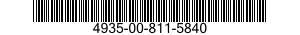 4935-00-811-5840  4935008115840 008115840