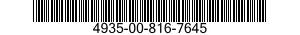 4935-00-816-7645  4935008167645 008167645