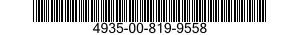 4935-00-819-9558  4935008199558 008199558