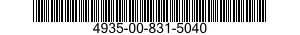 4935-00-831-5040  4935008315040 008315040