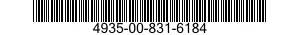 4935-00-831-6184  4935008316184 008316184