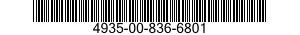 4935-00-836-6801  4935008366801 008366801