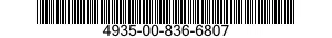 4935-00-836-6807  4935008366807 008366807