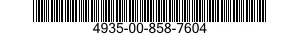 4935-00-858-7604  4935008587604 008587604