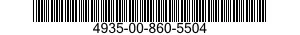 4935-00-860-5504  4935008605504 008605504