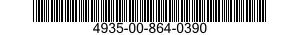 4935-00-864-0390 DOG,DOOR LATCH MECH 4935008640390 008640390