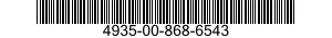 4935-00-868-6543  4935008686543 008686543