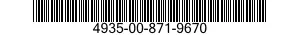 4935-00-871-9670 TEST SET SUBASSEMBLY,GUIDED MISSILE COMPONENTS 4935008719670 008719670