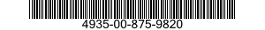 4935-00-875-9820  4935008759820 008759820